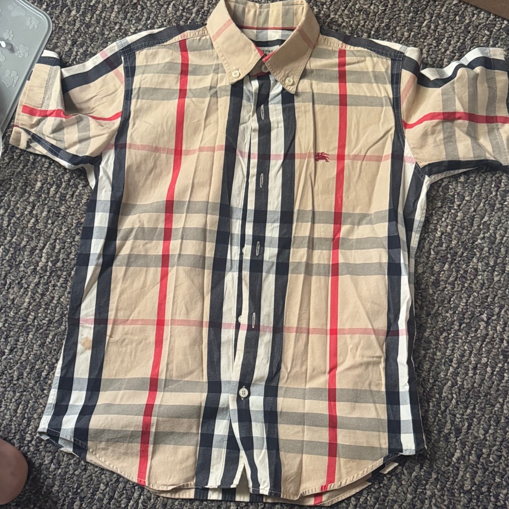 Burberry Boys  Plaid Shirt